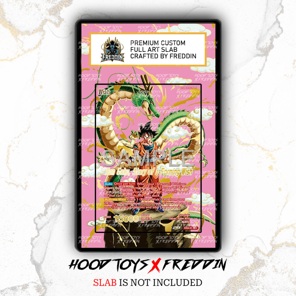 FULL ART SLAB Son Goku, Story of a Forming Wish EX24-01 SLR