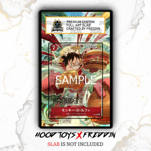 FULL ART SLAB LUFFY MOS BURGER P-080