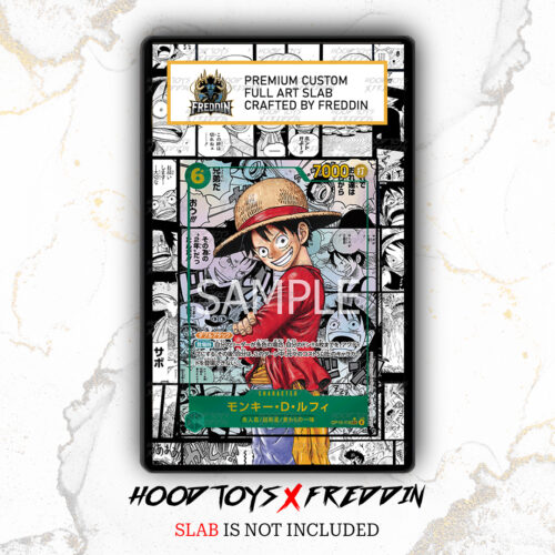 FULL ART SLAB MANGA LUFFY OP13 ( WHITE )