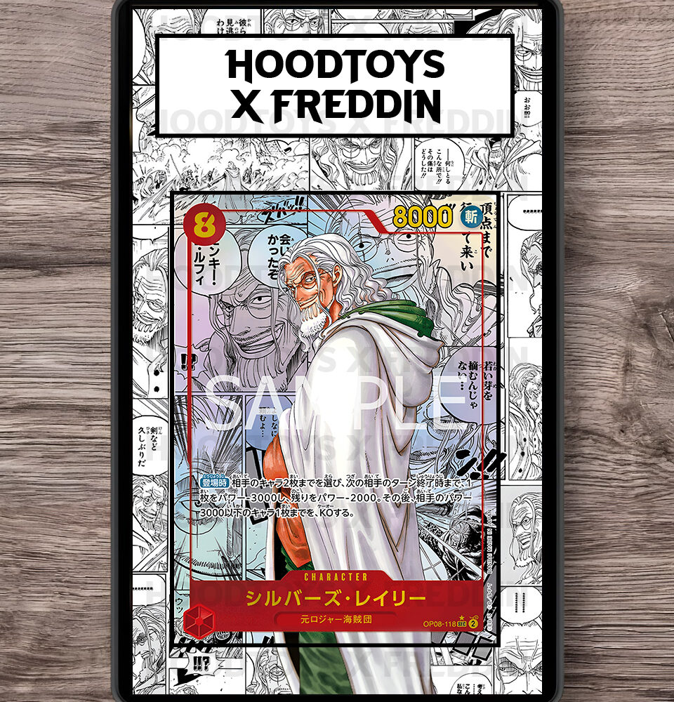 FULL ART SLAB MANGA SILVER RAYLEIGH OP08