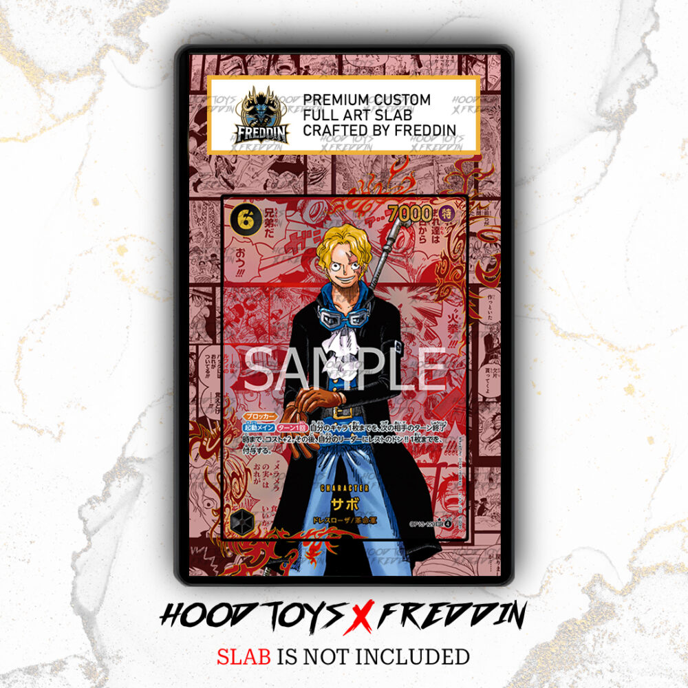 FULL ART SLAB MANGA SABO OP13 ( RED )