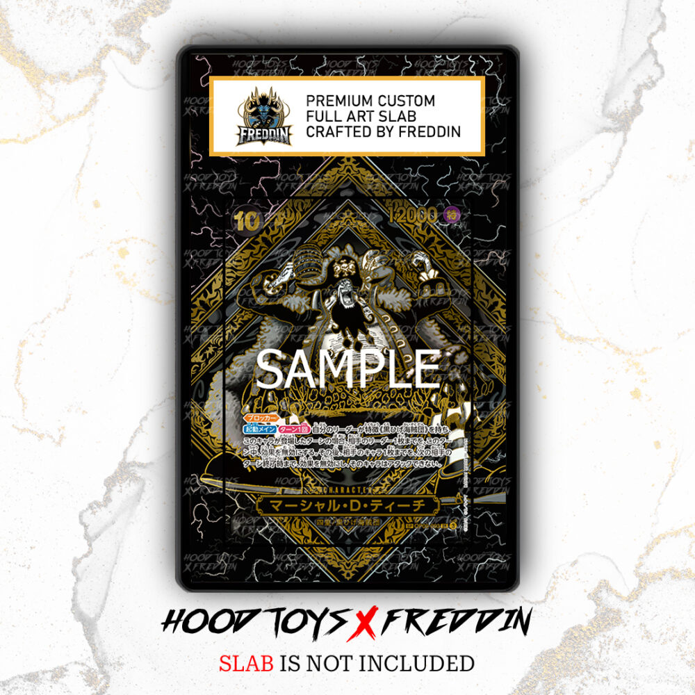 FULL ART SLAB SSP BLACKBEARD GOLD OP09-093