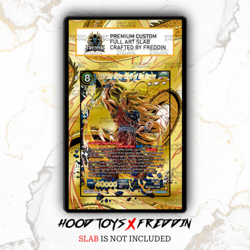 FULL ART SLAB SS3 Son Goku, Wrath of the Dragon BT24-138 SCR