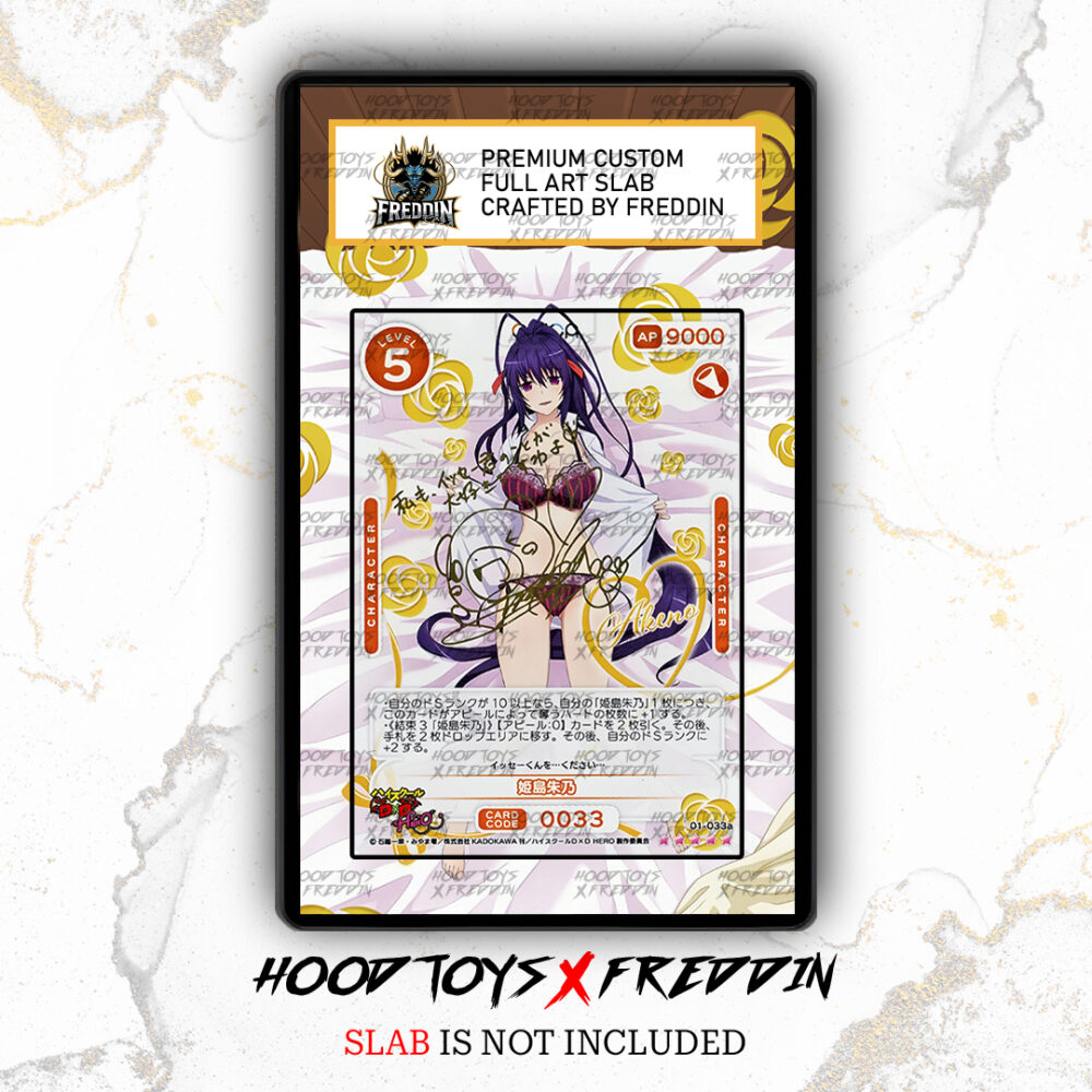 FULL ART SLAB Osica Japanese High School Dxd Hero Akeno Himejima SSR
