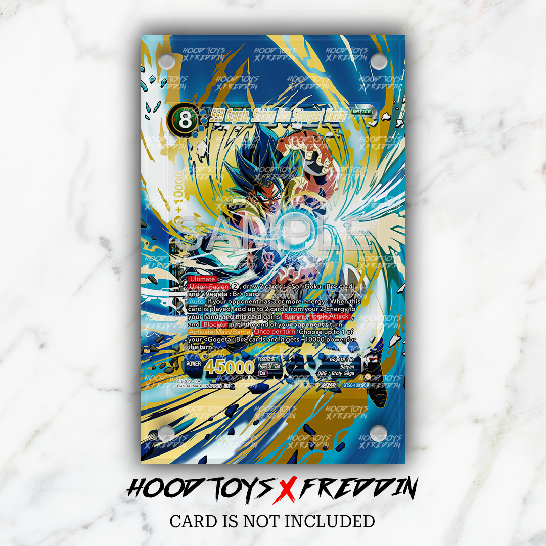 FULL ART CASE SSB Gogeta, Shining Blue Strongest Warrior BT26-138
